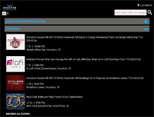 Tablet Screenshot of houstonnightlife.com